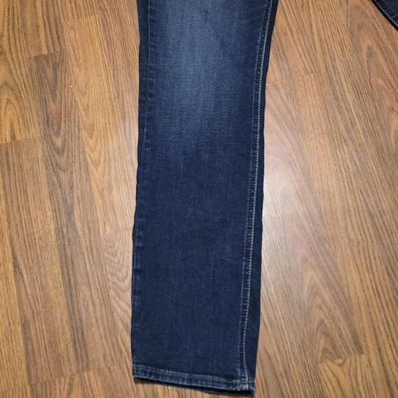 Silver Jeans Co Suki Straight Womens Dark Blue Denim Jeans W31 L31 Stretch Mid - Picture 3 of 11